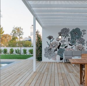 Papier Peint Extérieur terrasse