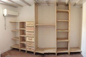 fabriquer dressing en bois