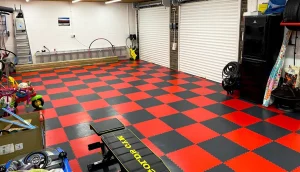 Dalles PVC pour garage