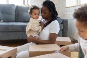 Déménager avec un bébé
