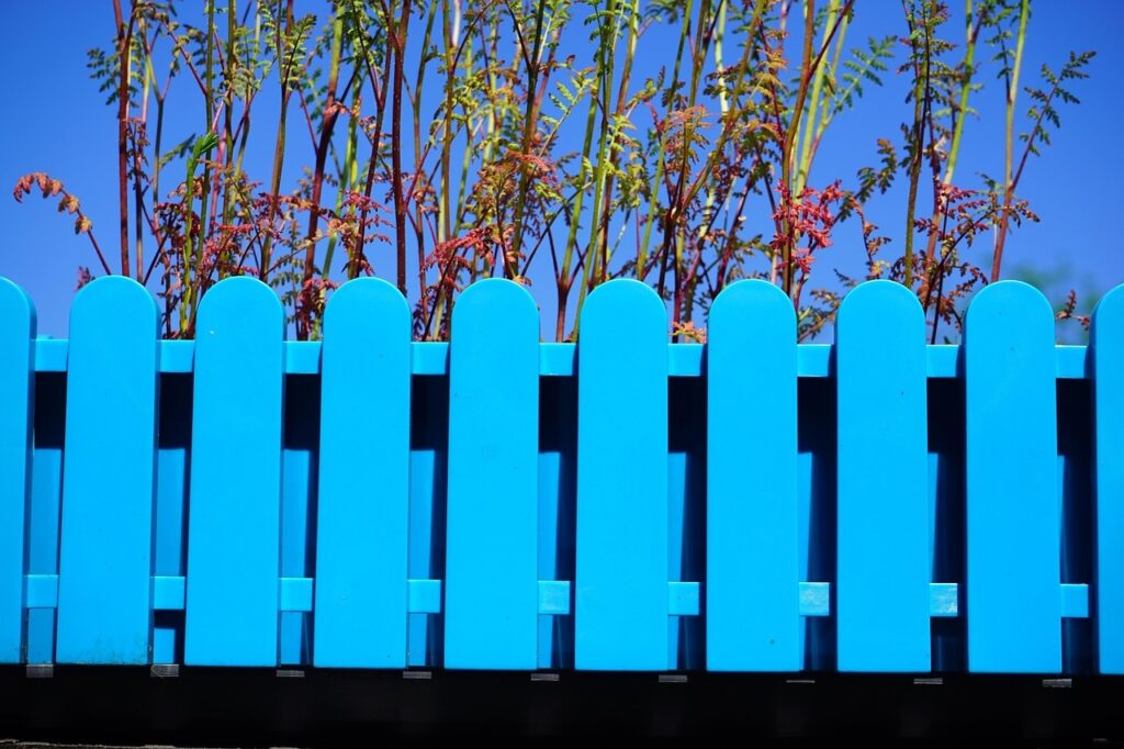 clotures en pvc de jardin