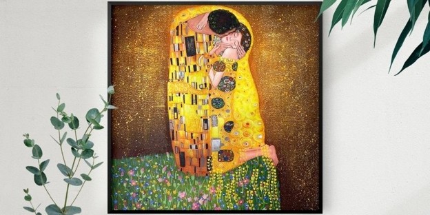 Tableau Gustav Klimt : comment l'intégrer dans un intérieur design sur mesure