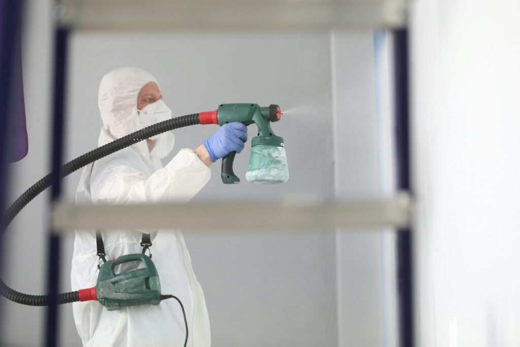 utiliser un pulvérisateur à peinture