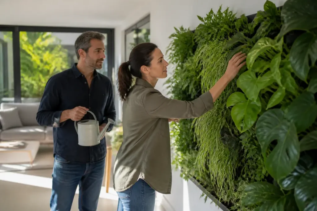 Comment réussir l'installation d'un mur végétal en intérieur