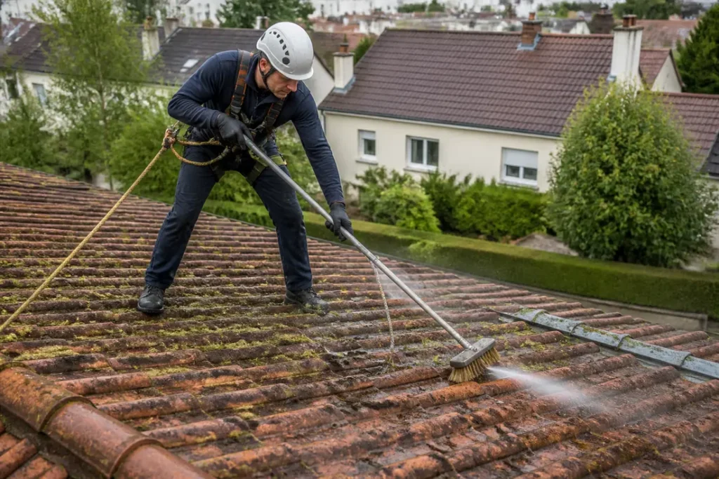 Combien coûte réellement un nettoyage de toiture au m² ?